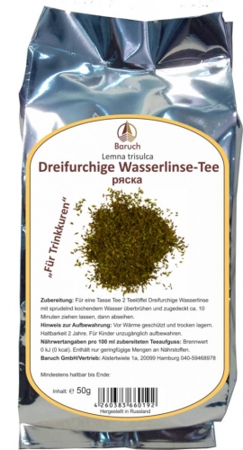 Dreifurchige Wasserlinse - (Lemna trisulca) - 50g