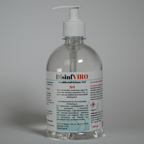 DisinfVIRO Handdesinfektions-Gel 500ml