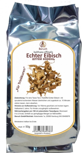 Eibisch - (Althaea officinalis, Echter Eibisch, Arznei-Eibisch) - 50g