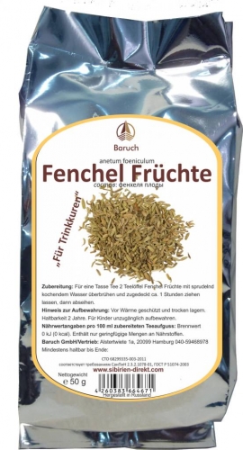 Fenchel Frchte - (Anetum foeniculum) - 50g