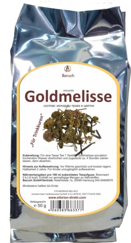 Goldmelisse - (Monarda didyma, Indianernessel, Scharlach-Monarde) - 50g