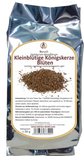 Kleinblttrige Knigskerzen Blten - (Verbascum densiflorum) - 50g