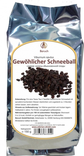 Schneeball Beeren- (Viburnum opulus, Gewhnlicher Schneeball) - 150g