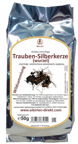 Trauben-Silberkerze (Wurzel) - 50g