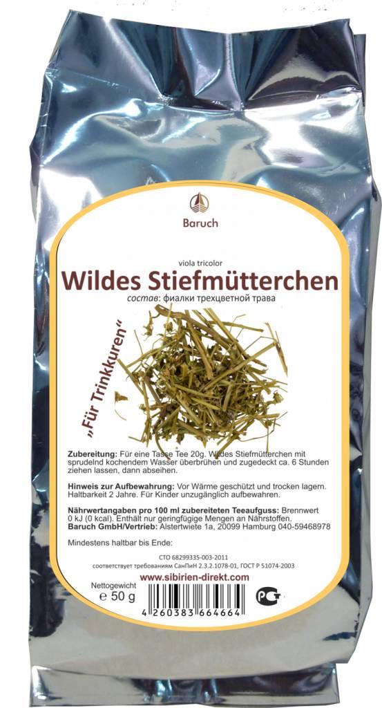 Wildes Stiefmtterchen - (Viola tricolor, Ackerveilchen, Muttergottesschuh, Mdchenaugen, Schngesicht, Liebesgesichtli) - 50g